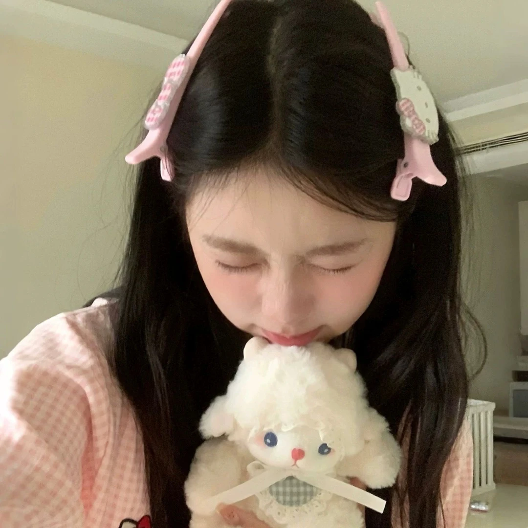 超大的kitty化妆夹!发量再多也不怕啦卡通可爱一字刘海无痕发夹