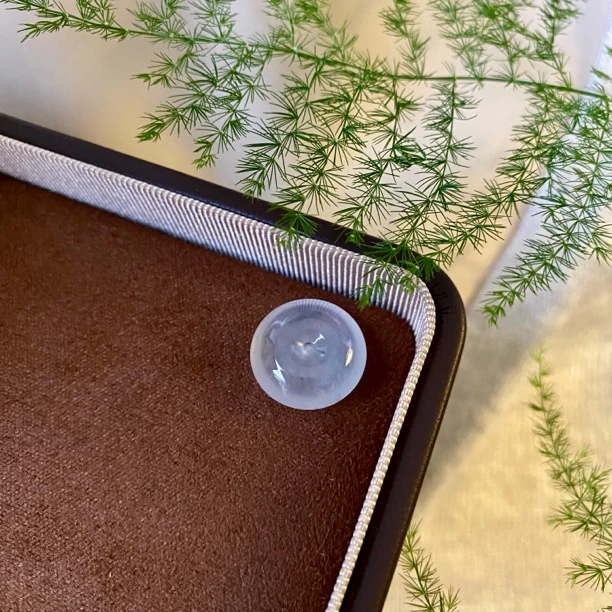 天然的缅甸翡翠A货小白冰平安扣15*5.2