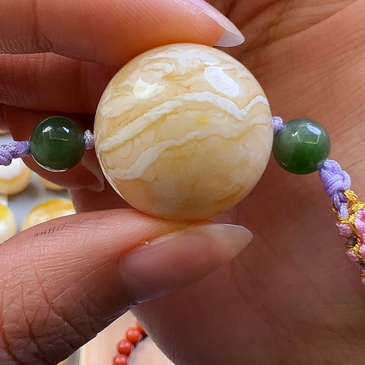 未镶嵌颈饰蜜蜡蜜蜡
