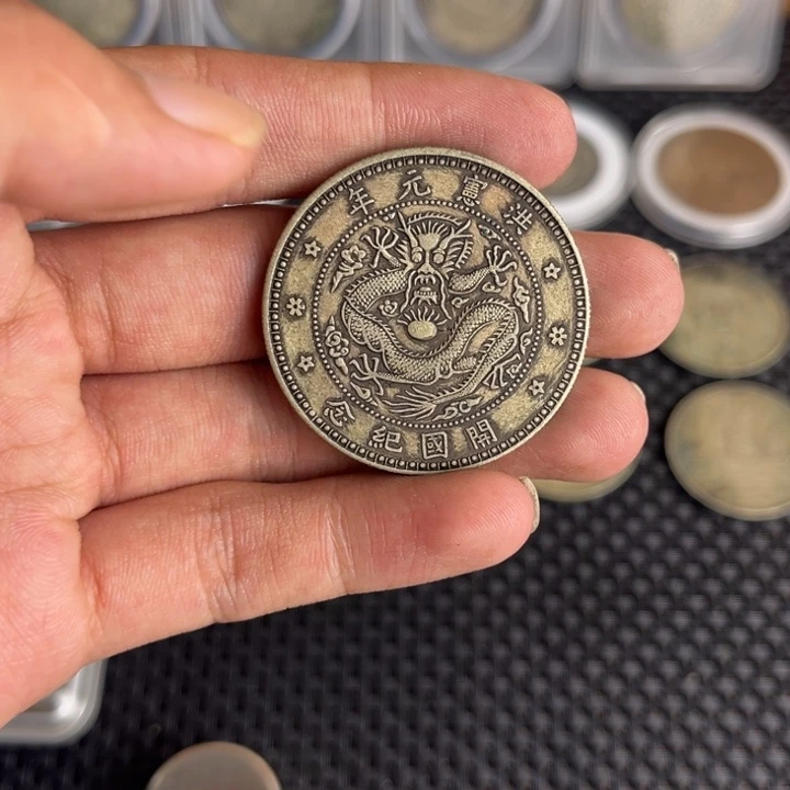 金属大头龙洋船洋工艺品