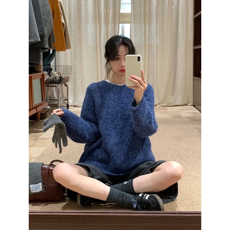 羊毛气质时尚休闲百搭打底潮流打底毛衣针织衫HG8802