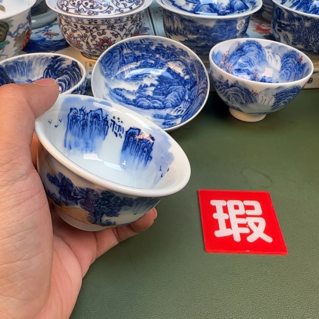纯手工纯手绘茶具石头23
