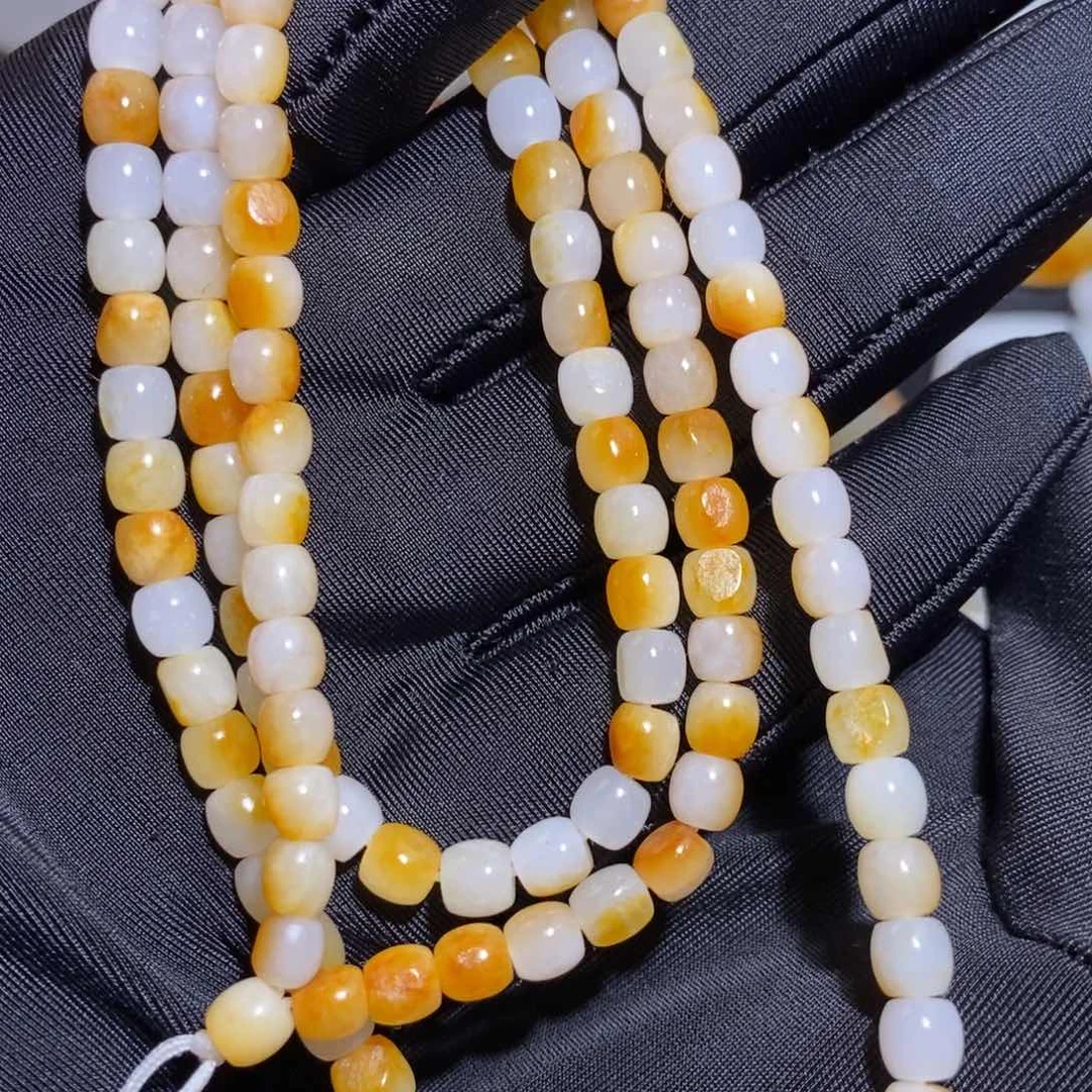 和田玉未镶嵌套链