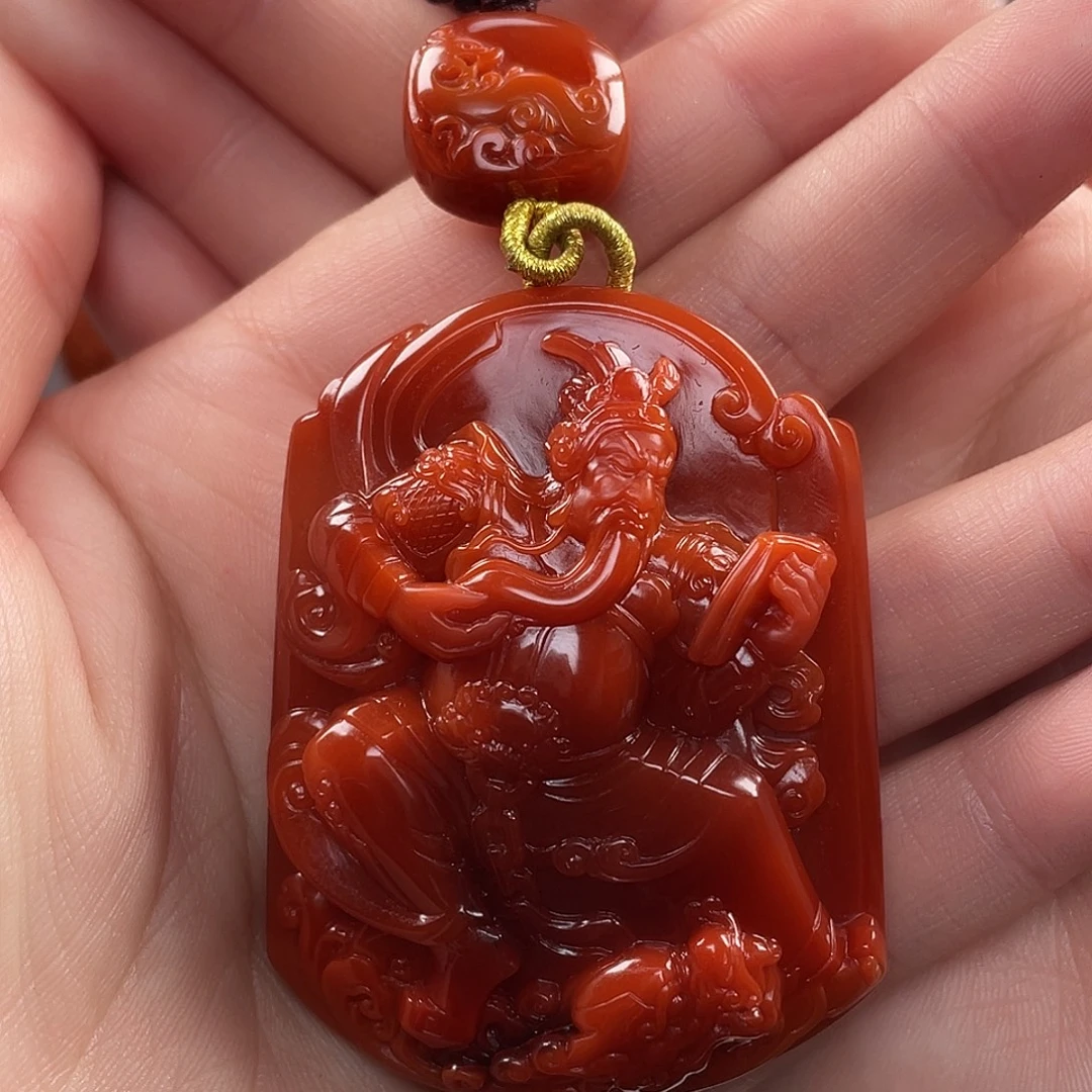 南红玛瑙未镶嵌颈饰