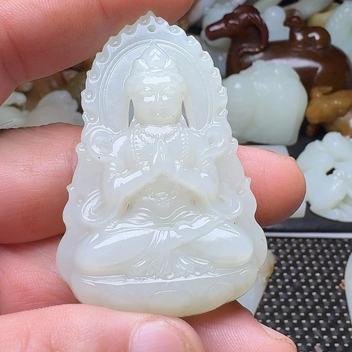 未镶嵌和田玉挂件