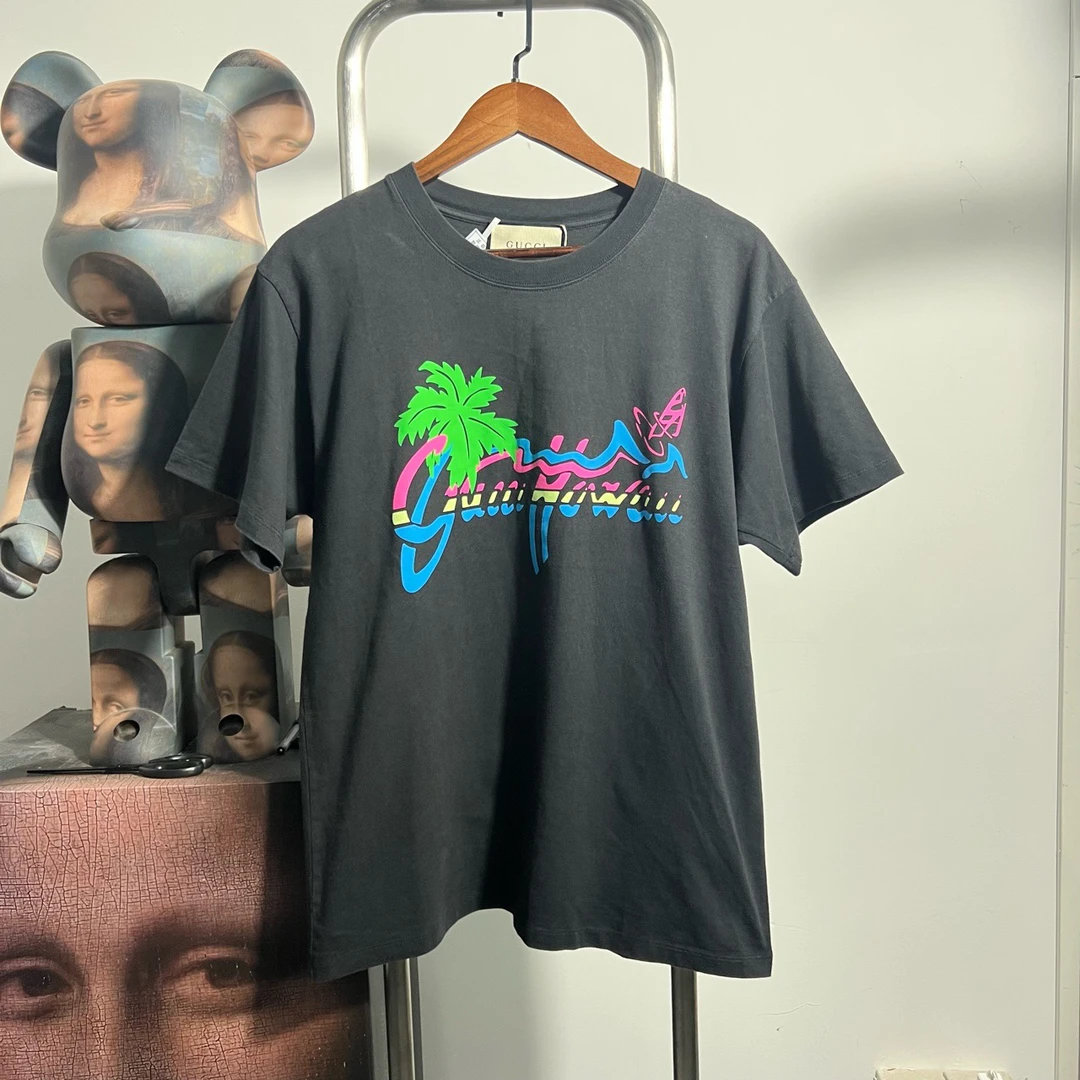 99新 GUCCI/古驰 椰树短袖 R0426 尺码：XS 胸围53 衣长67编码2