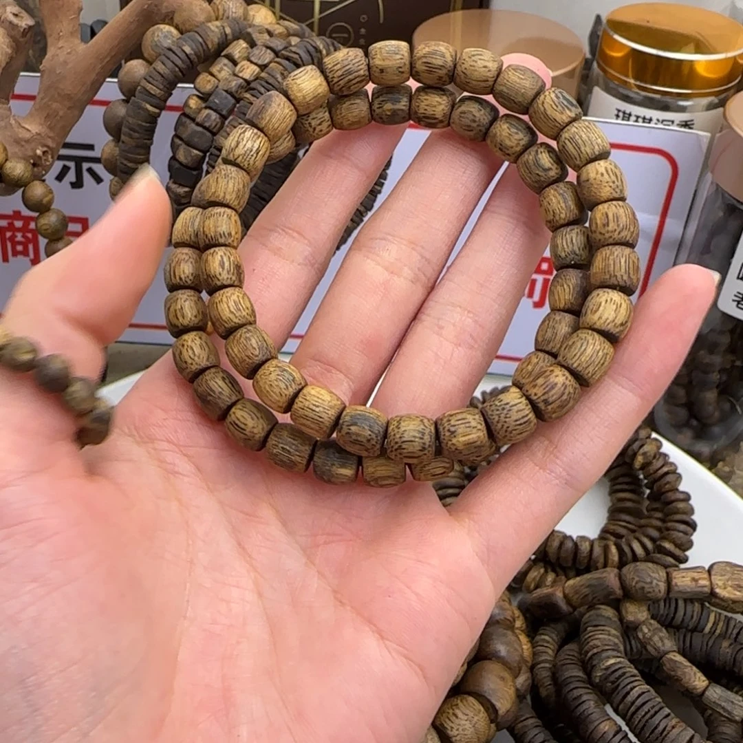 舍***沉香香囊沉香奇楠沉香卡7鼓珠单圈