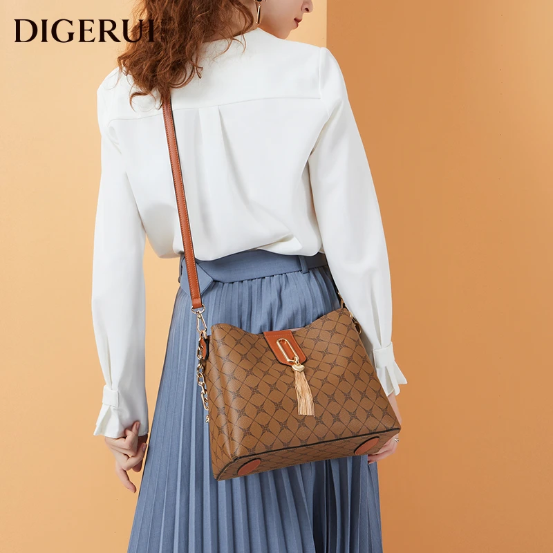 蒂阁瑞DIGERUI轻奢手提斜挎2025新款大容量时尚通勤妈妈女包
