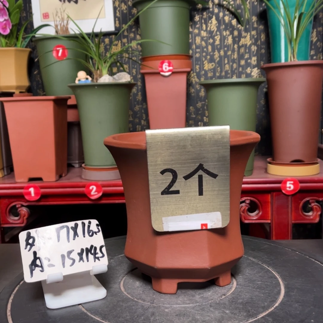 紫砂花盆紫砂花盆