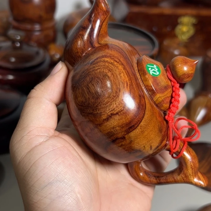 静***茶黄花梨/降香黄檀把把壶