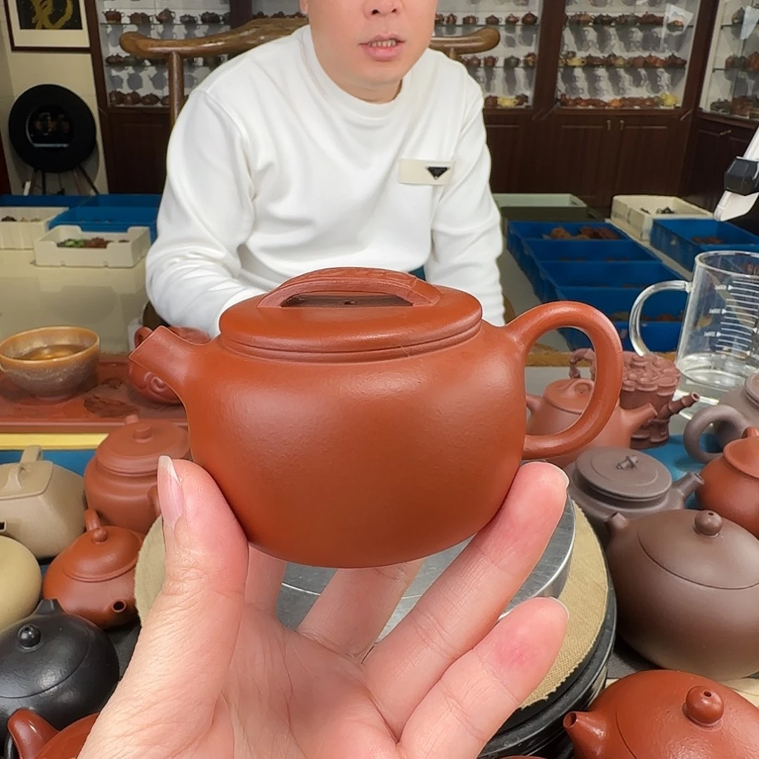 紫砂茶壶欢喜汉瓦