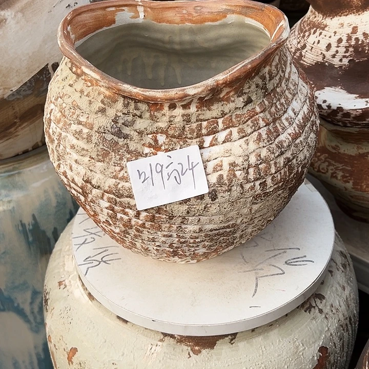 景德镇精品花盆栽适合盆友圈