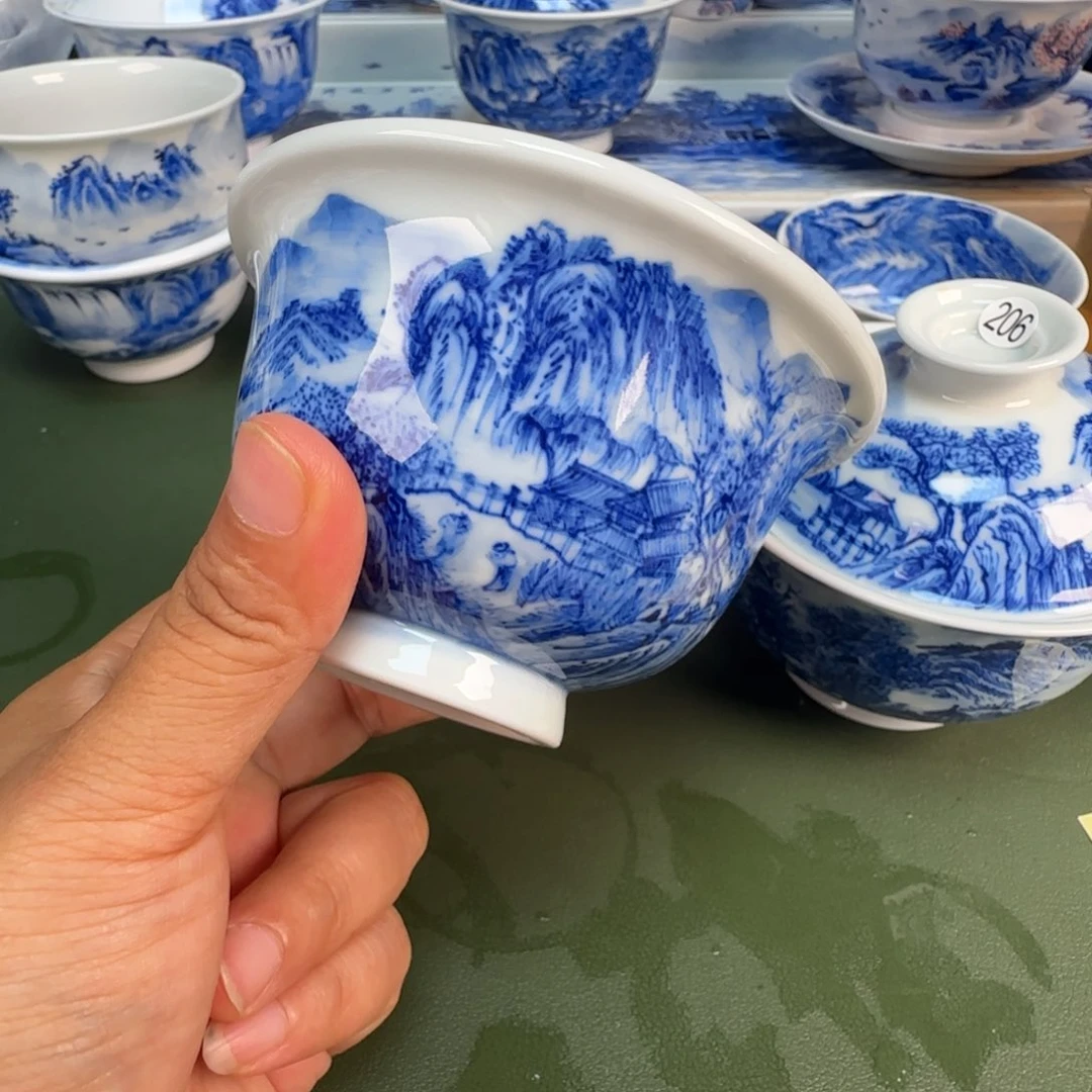 景德镇纯手绘茶具圆圆201