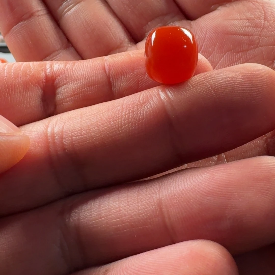 南红玛瑙未镶嵌老型12.4*11.3