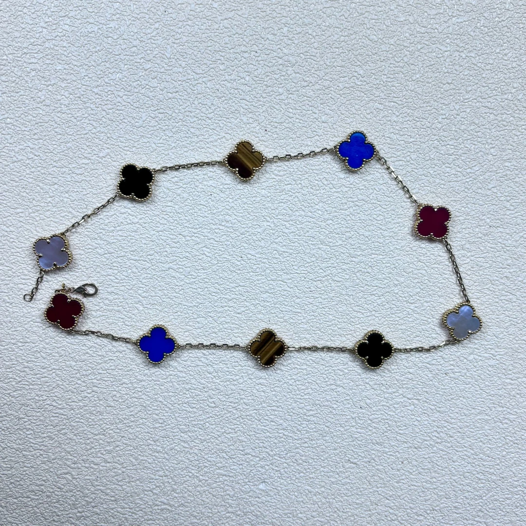 经典版）18K金多宝十花项链 古风优雅高档美丽宫廷风精美