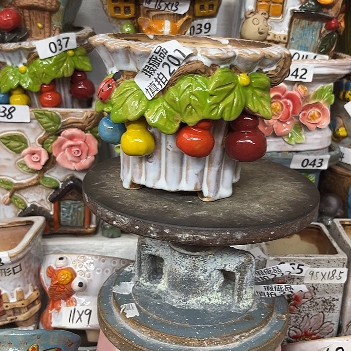 粗陶材质多肉花盆201