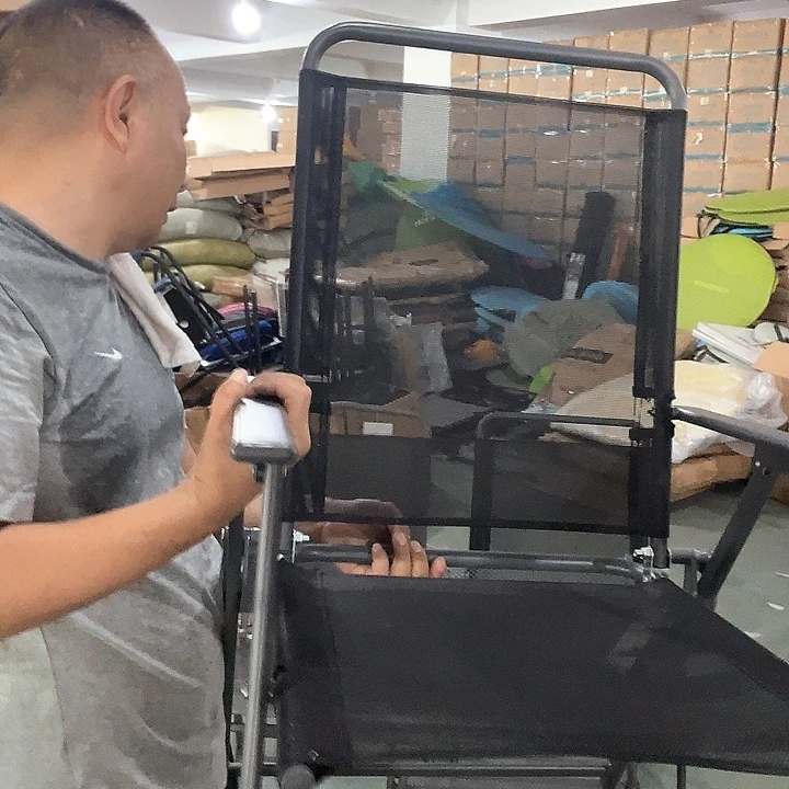 二层牛皮多色透气椅子