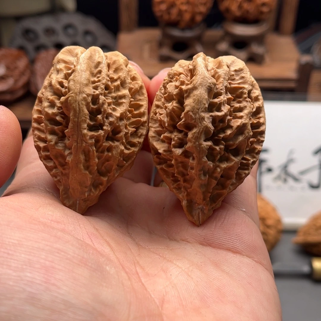 文玩核桃把件关东木子家楸大胖95
