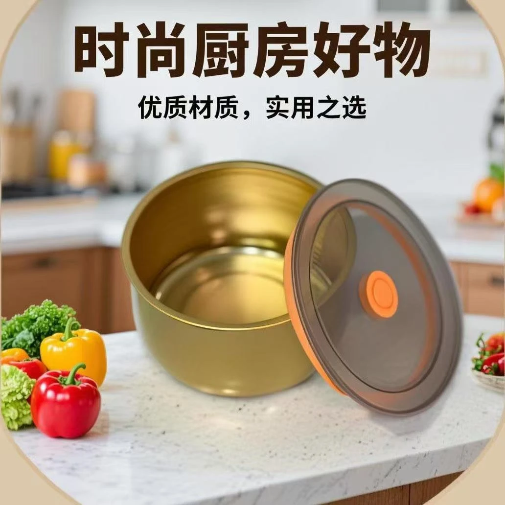 【宠粉专享】【3个装】迷你装葱姜蒜金色保鲜盒厨房小型储物盒