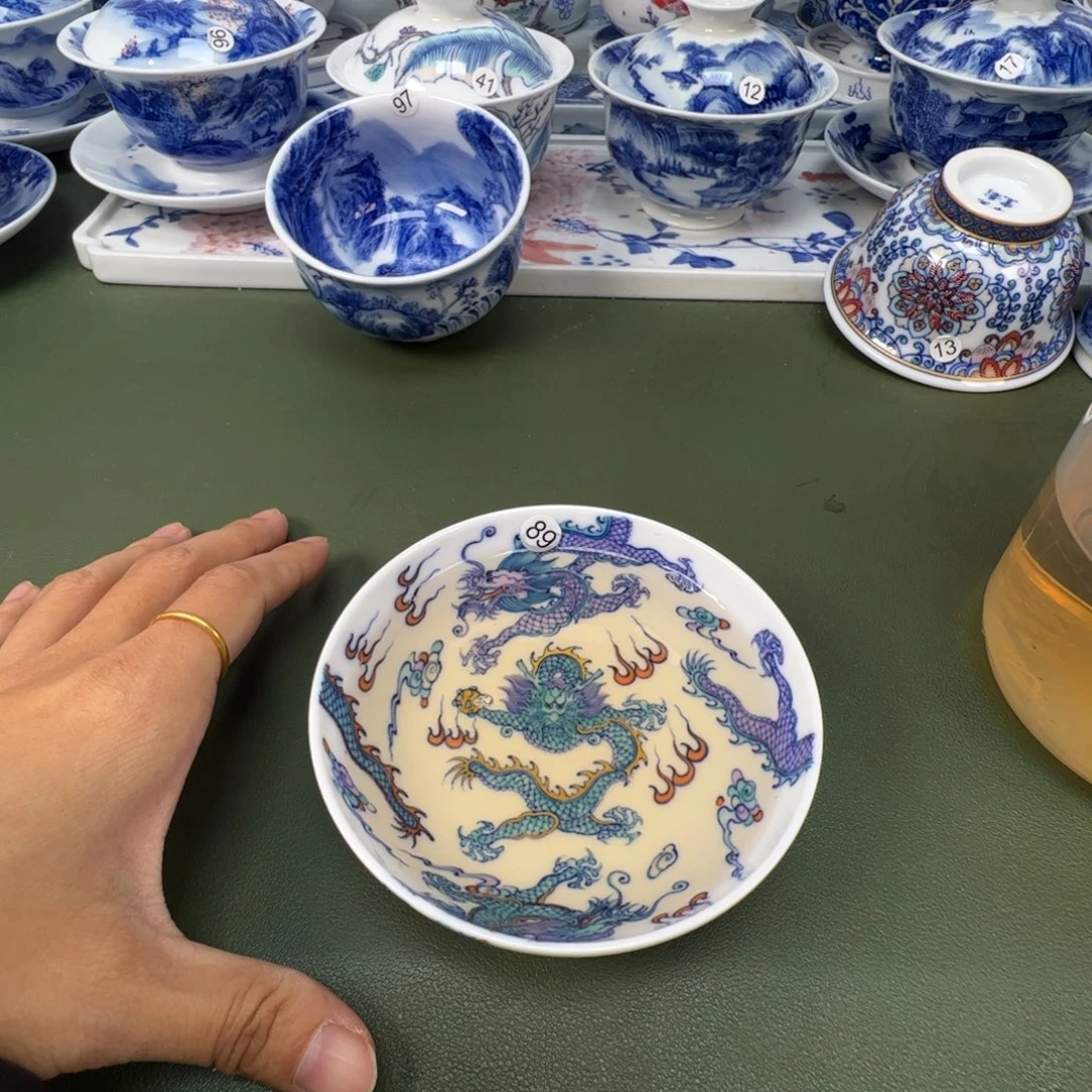 陶瓷景德镇纯手工纯手绘茶具木木89