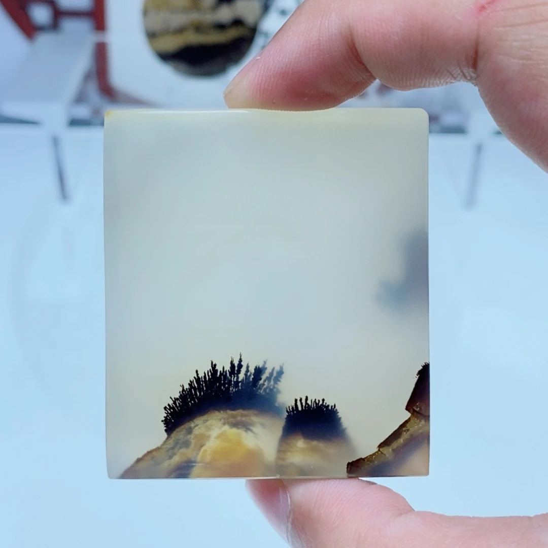 明***月玛瑙/玉髓未镶嵌珠宝半成品