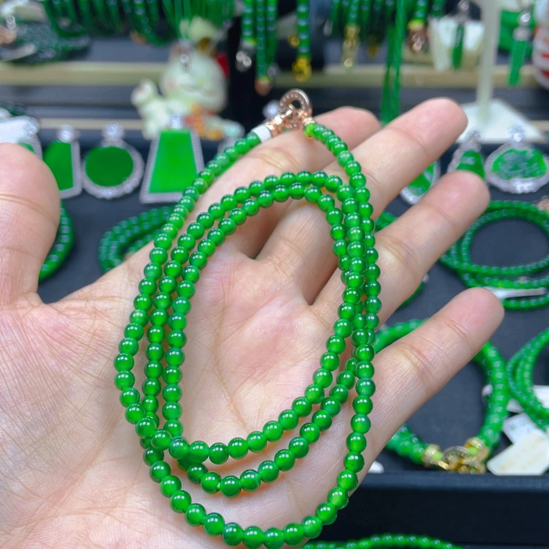 颈饰未镶嵌翡翠项链4