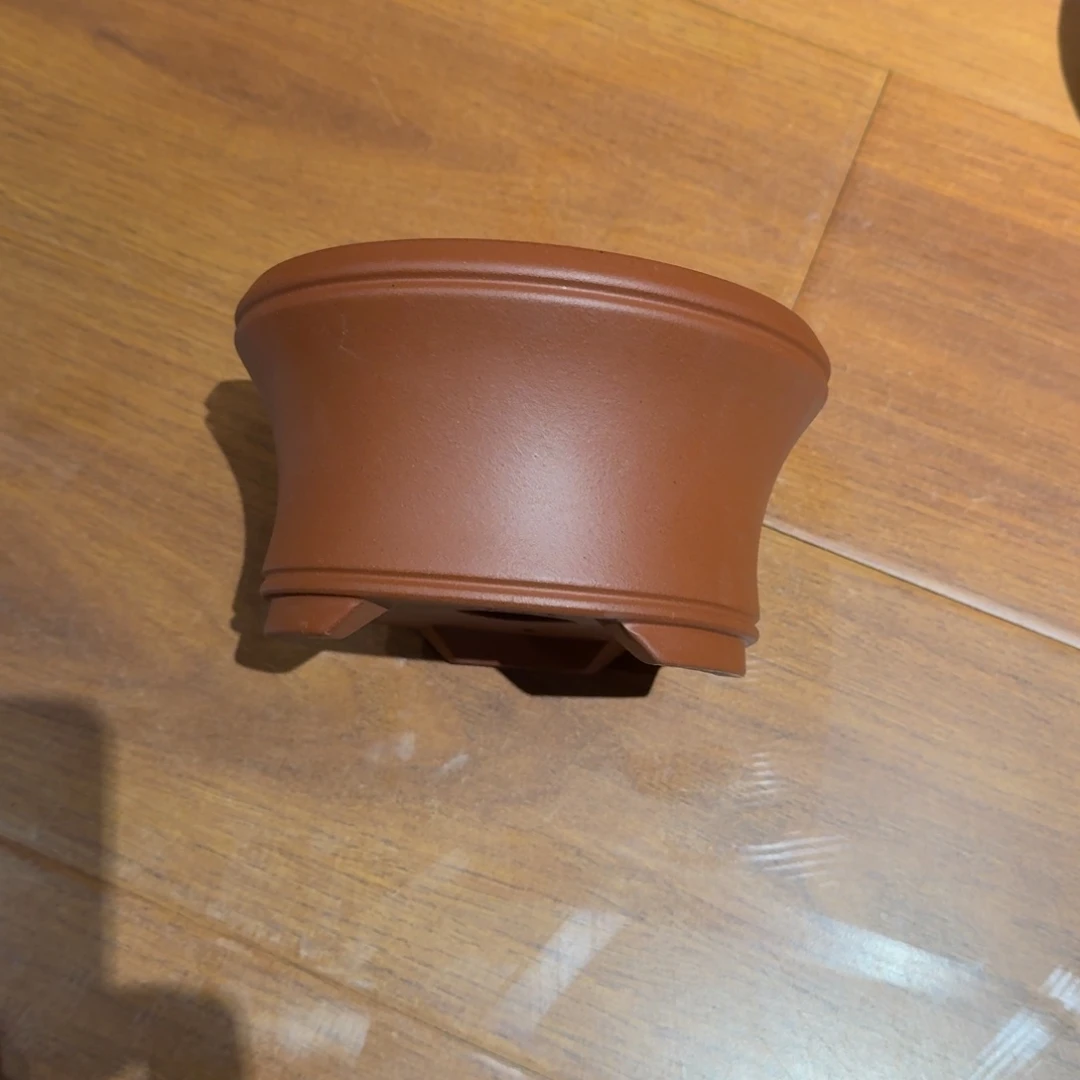 紫砂花盆原矿紫泥