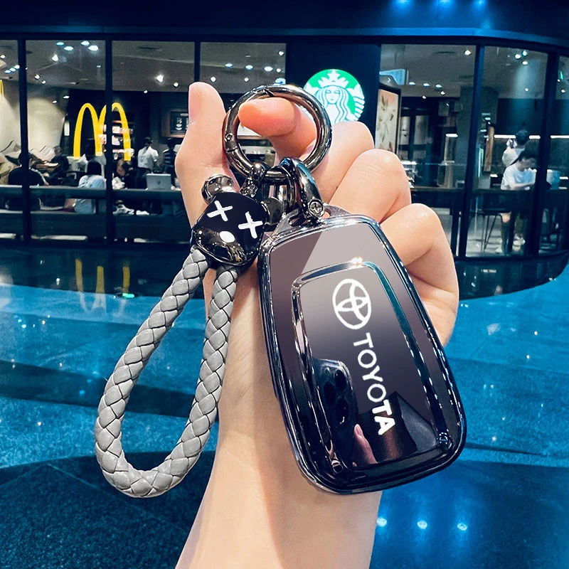 丰田汽车钥匙套凯美瑞卡罗拉车扣亚洲龙包雷凌亚洲狮壳凌尚汉兰达