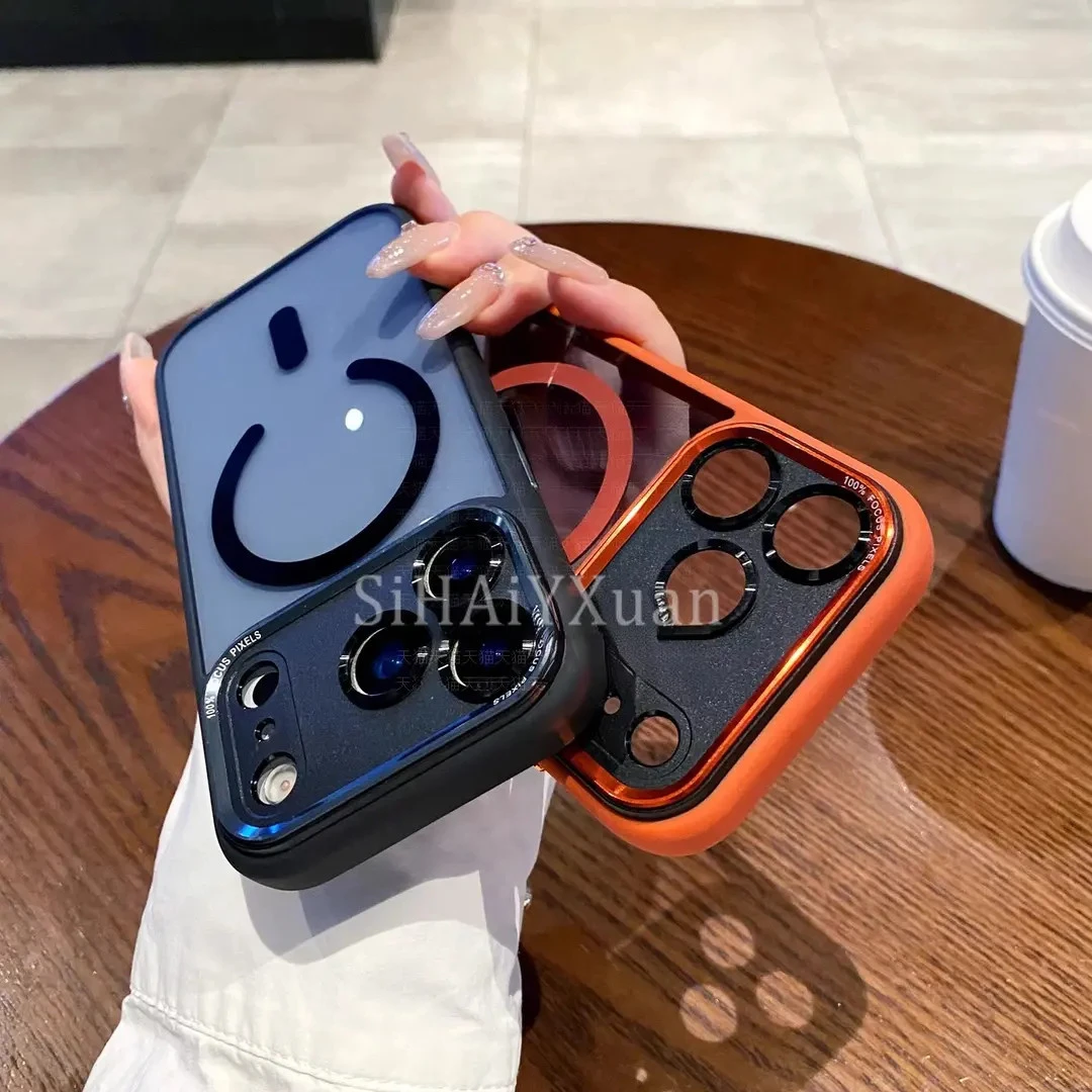 适用iPhone17手机壳17promax新款磁吸充电触控相机键全包17pro硬