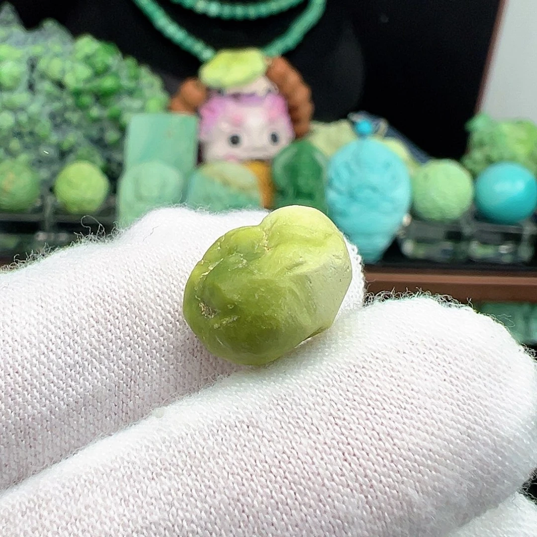 绿松石未镶嵌绿松石主播璐璐