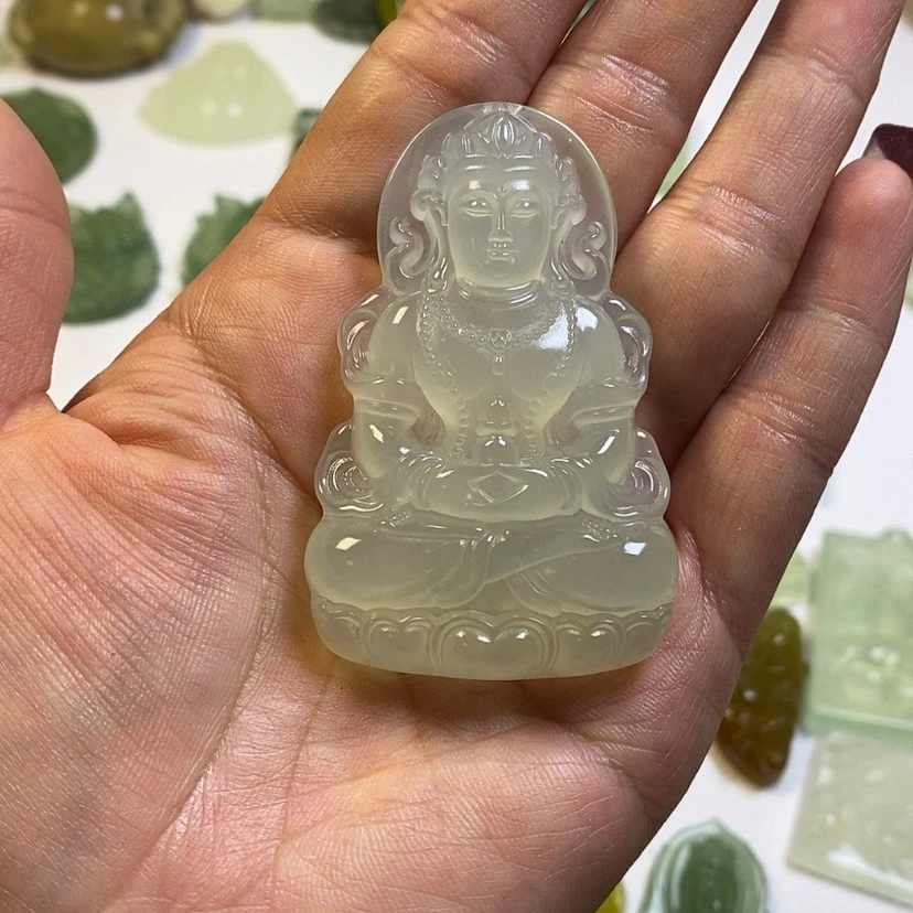 【闪购商品】蛇纹石玉颈饰未镶嵌慧*