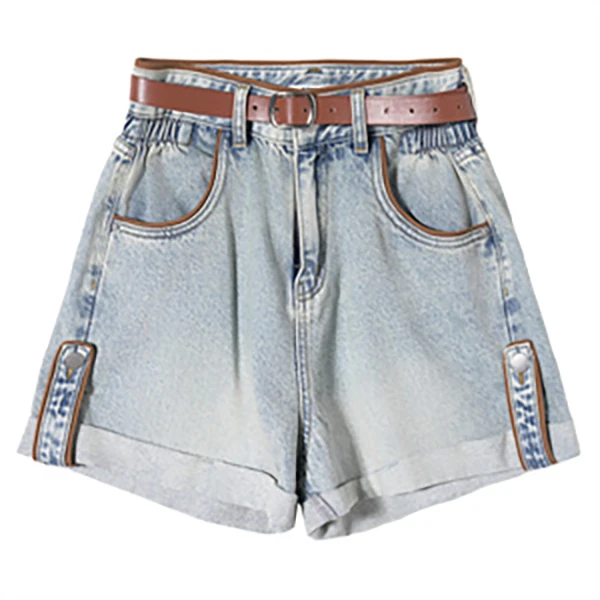 唐狮高腰短裤个性潮流热裤ins韩版宽松129222081714