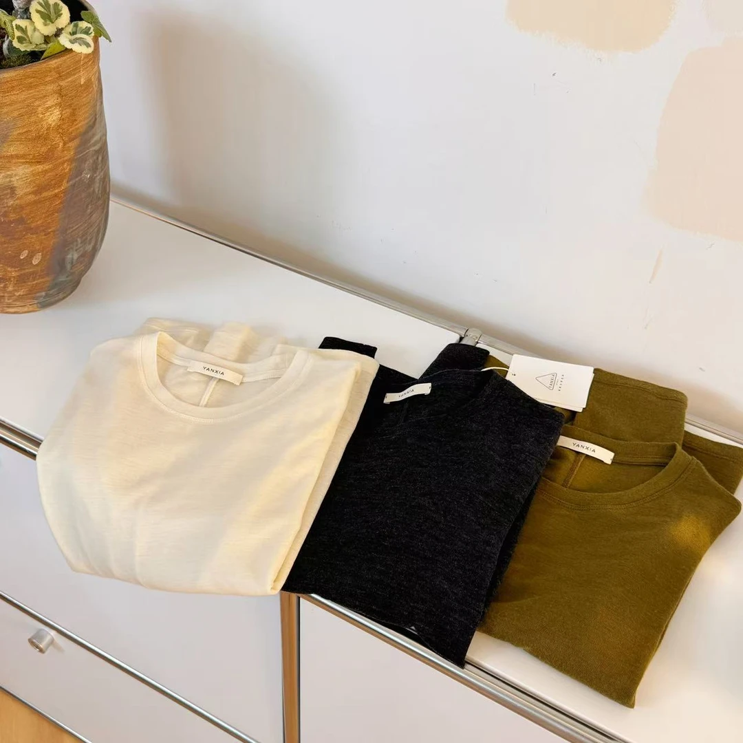 "巨嫩乎"100羊毛长袖打底 三色可选 闭眼入 25-036