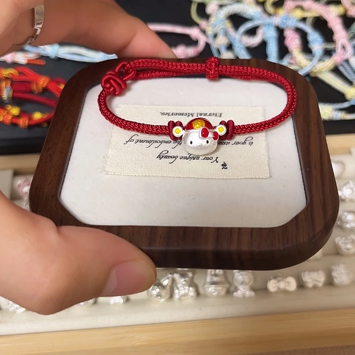 布艺足银财神kt+红绳