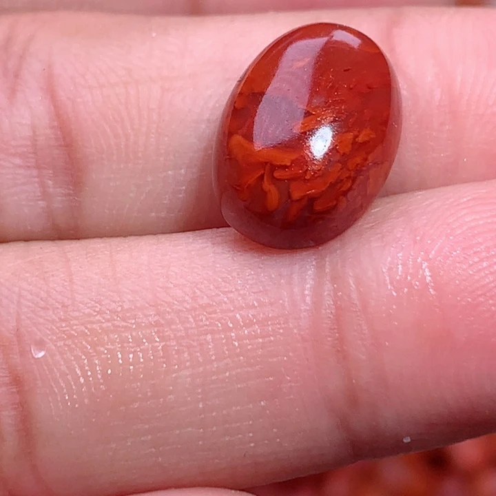 南红玛瑙未镶嵌南红戒面