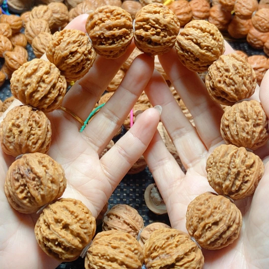 文玩核桃手串珊瑚八棱