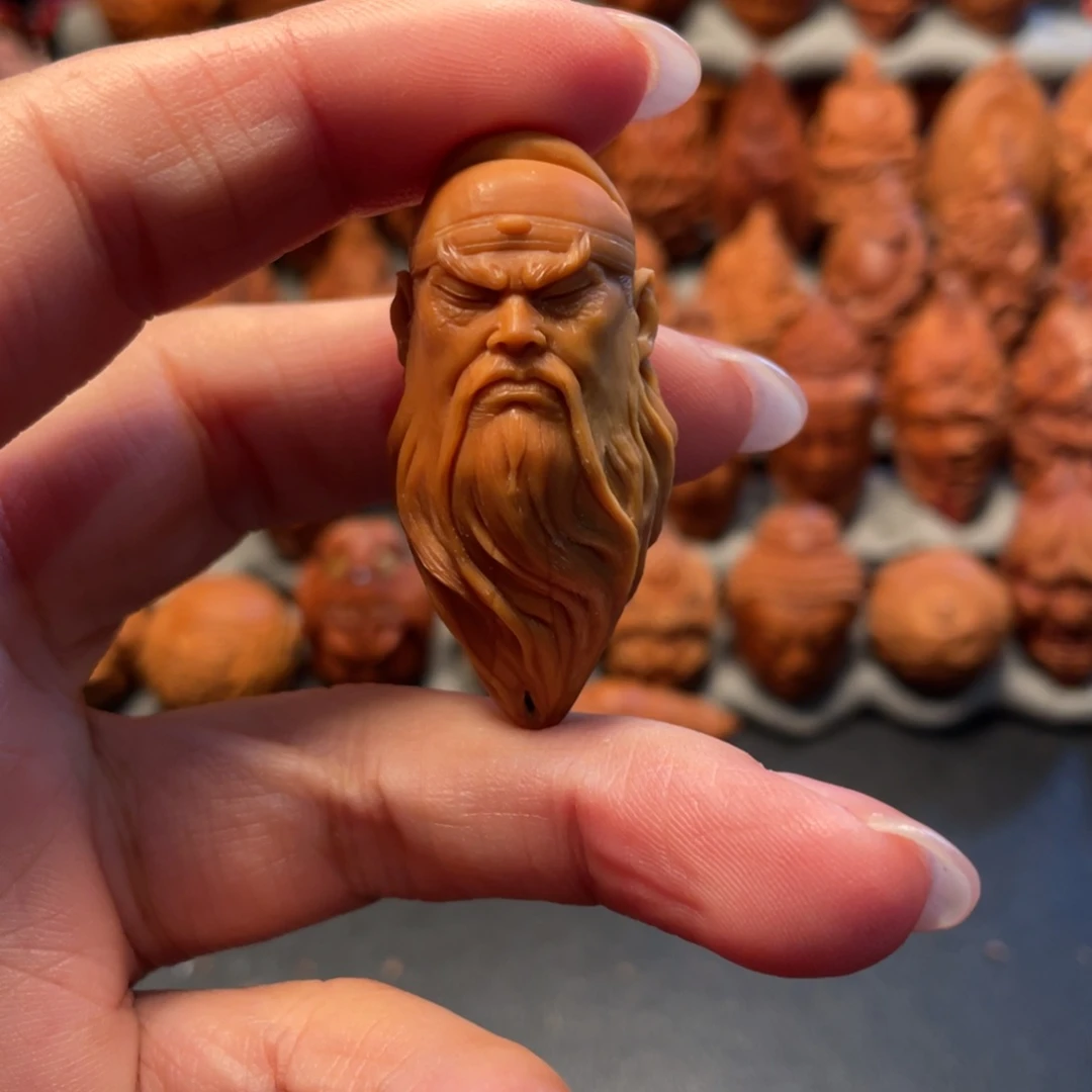 【闪购商品】手串/手链橄榄核关羽头雕