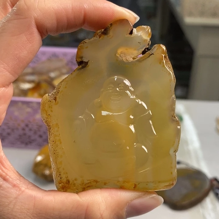 玛瑙/玉髓吊坠(不含链)未镶嵌