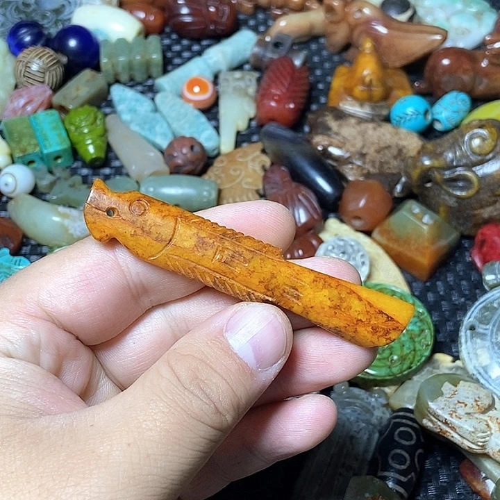 和田玉未镶嵌颈饰140