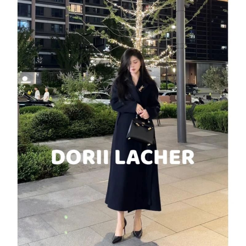 D.L大金 2025迪家新款高奢气质设计师款秋冬双面全羊毛DLW-801