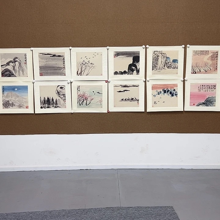 国画以文会友版画精品