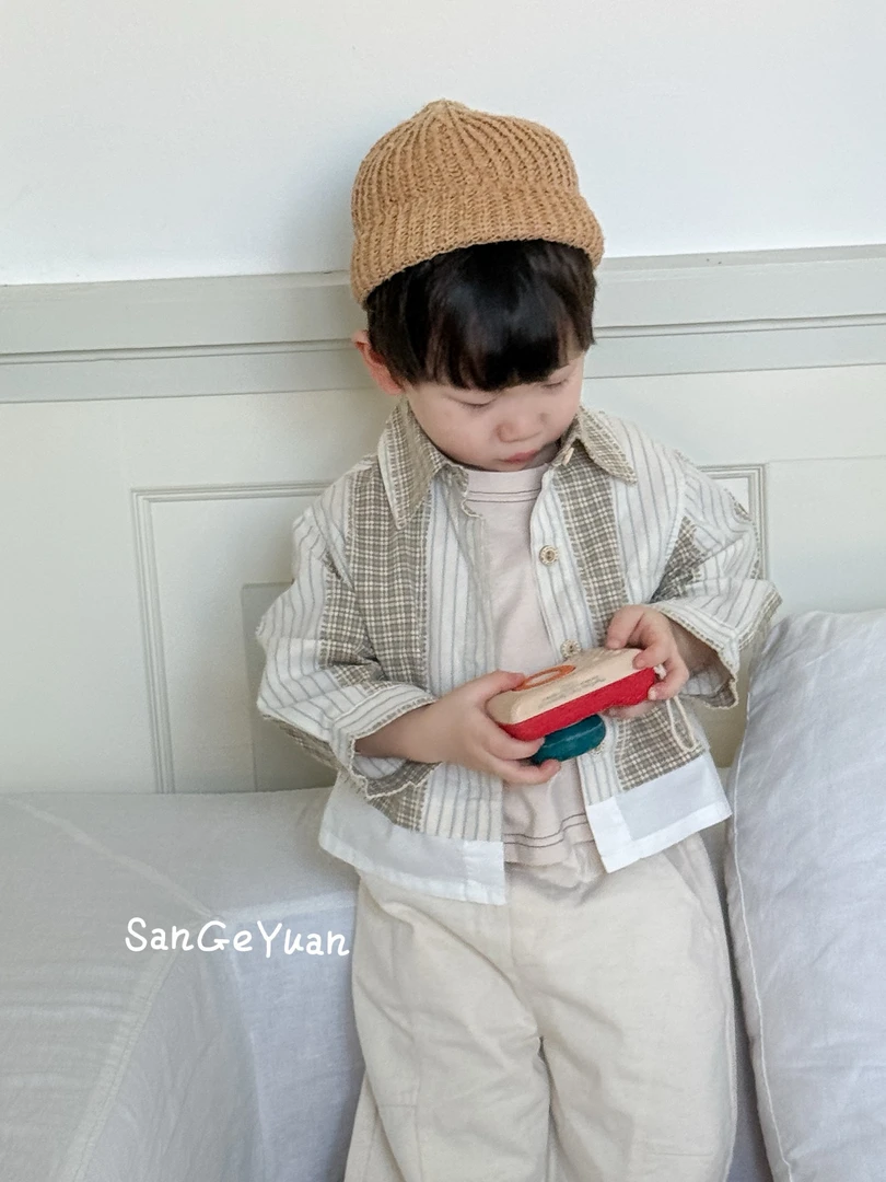 NO退NO换三个院25年春 SGY8185 格子衬衫