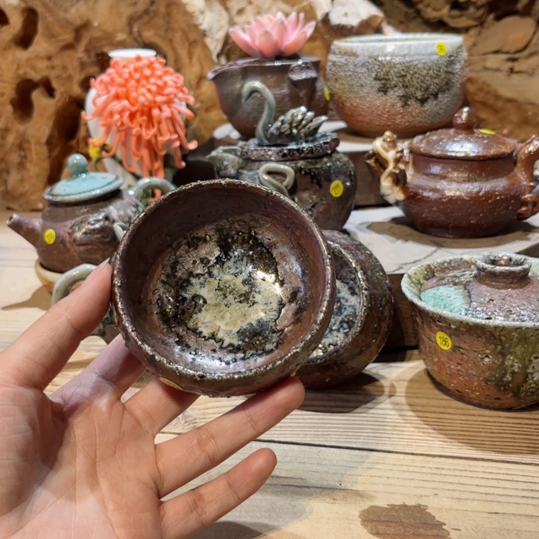 【闪购商品】柴烧茶具手工茶杯209