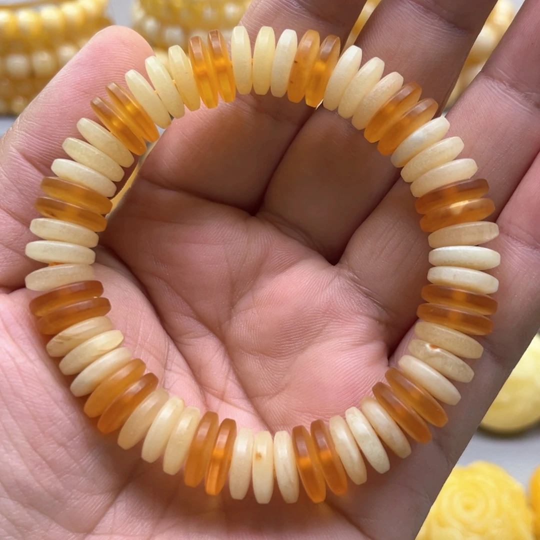 琥珀手链未镶嵌手串