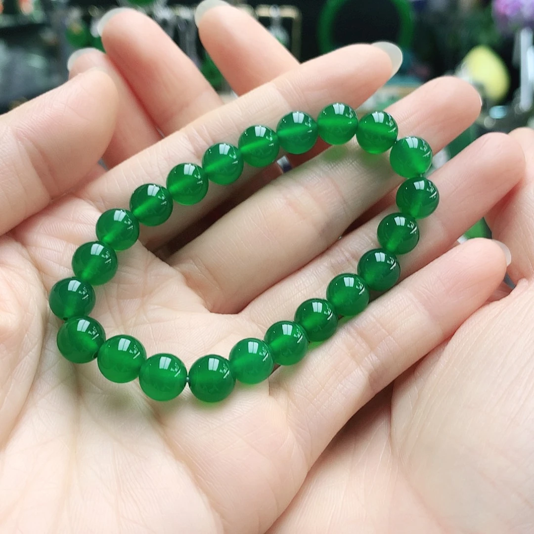 玛瑙/玉髓未镶嵌手链8mm