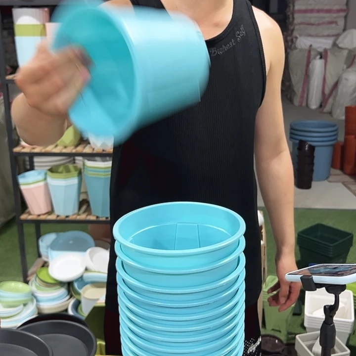 圆形控根口15高14蓝色无托12支
