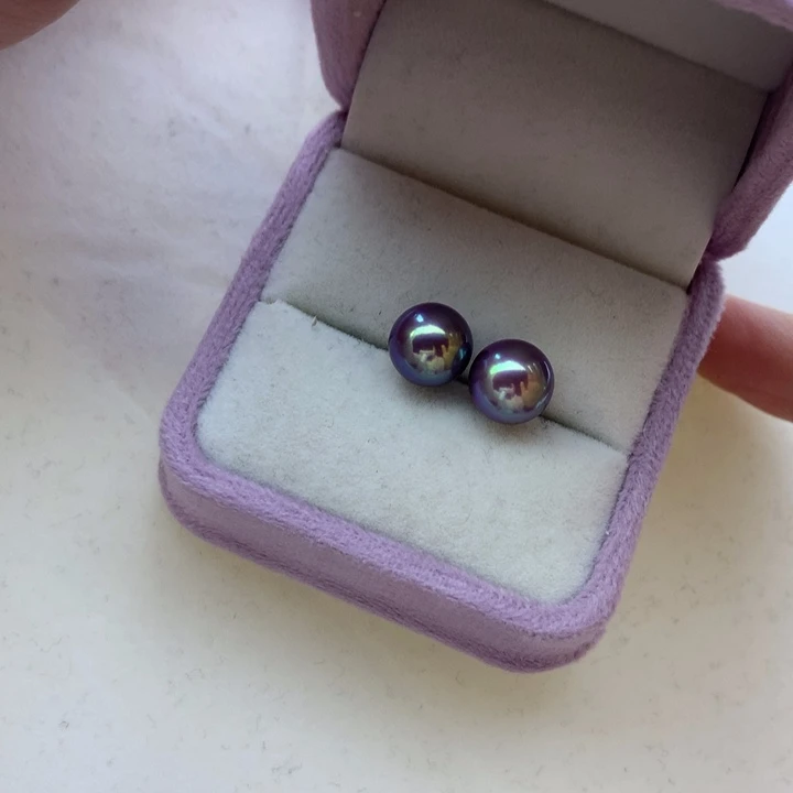 18K金镶嵌耳饰淡水珍珠