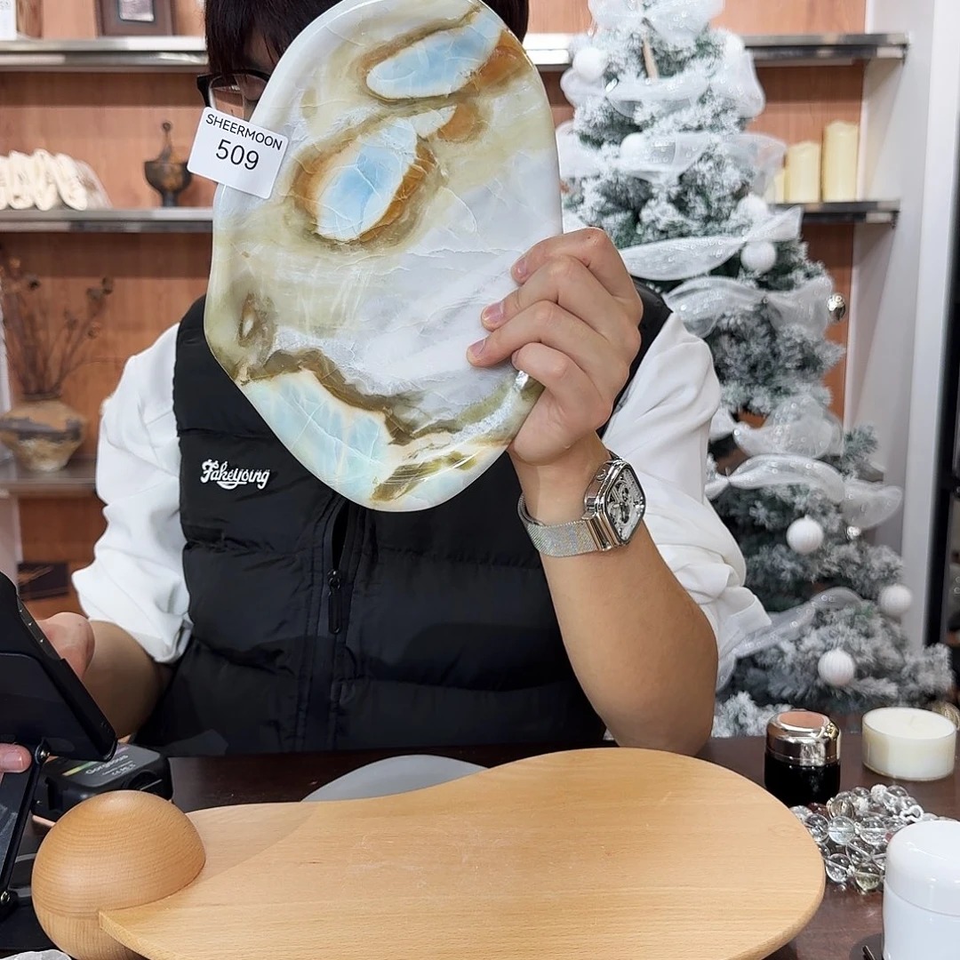 大理石509马代云朵盘