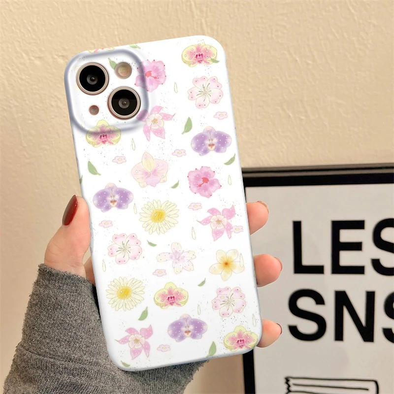 ins风花菲林软壳适用苹果16小米15华为oppo手机壳vivo女生iphone