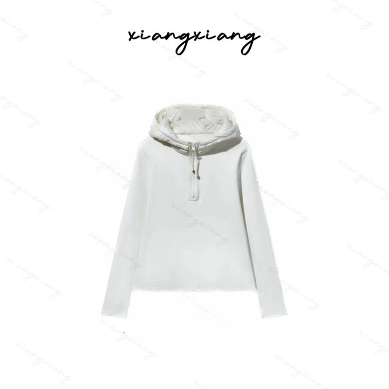 【香香专属】2024秋季新款加厚连帽时尚拉链T恤上衣女-24691